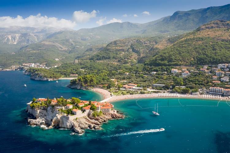 Sveti Stefan islet in Montenegro