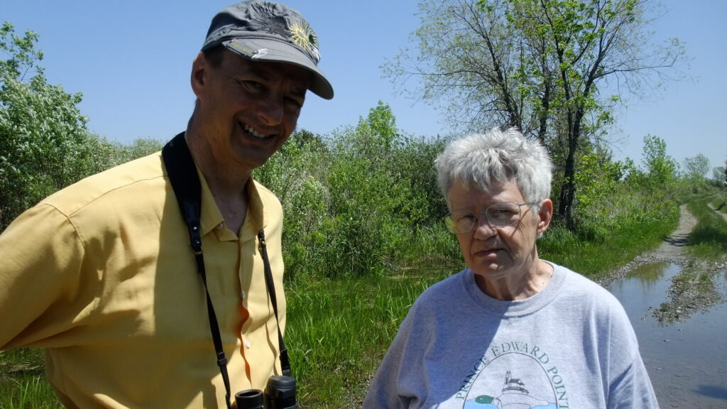 Ted-Cheskey-and-Myrna-Wood-at-Ostrander-Point