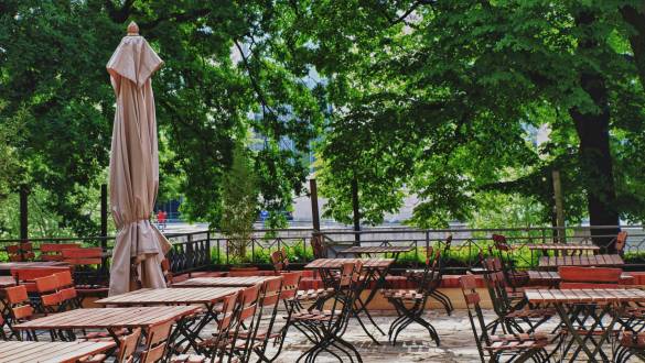 Biergarten in Tiergarten