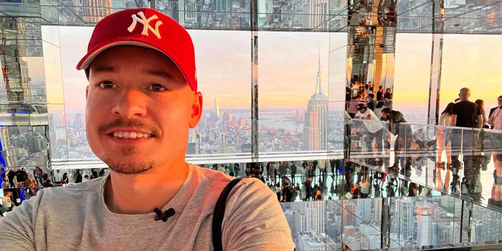 Summit One Vanderbilt Observation Deck NYC sunset