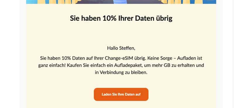 airalo eSIM data usage