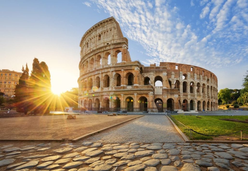 Rome Attractions - The Colosseum, Rome, Italy.