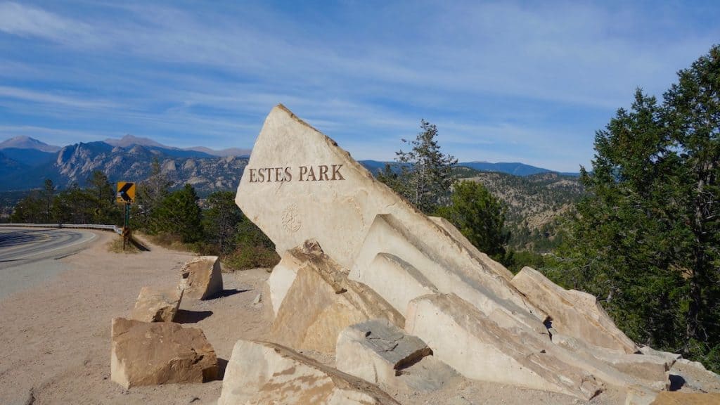 Estes Park, CO, Entrance Sign