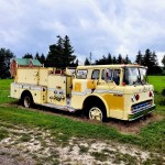 Vintage fire truck in Listowel