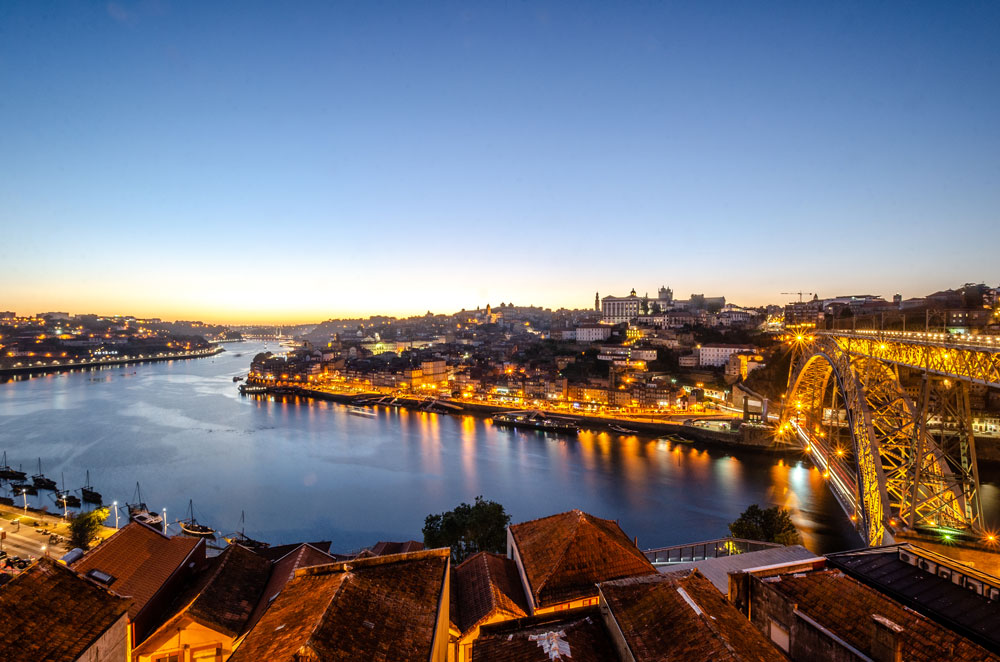 Porto by night