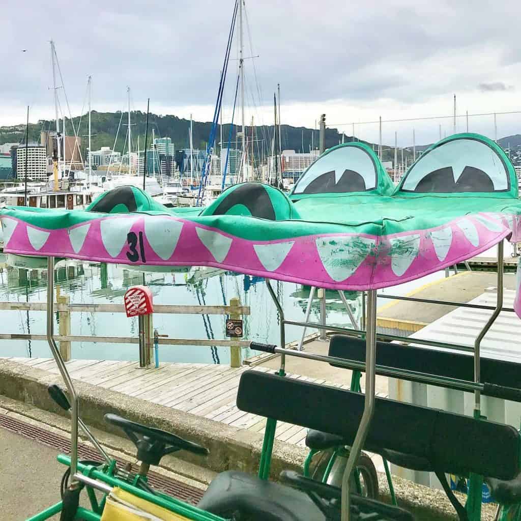 crocbike Wellington waterfront