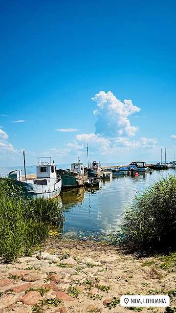 Fishing boats, Nida, Curonian Spit, Lithuania