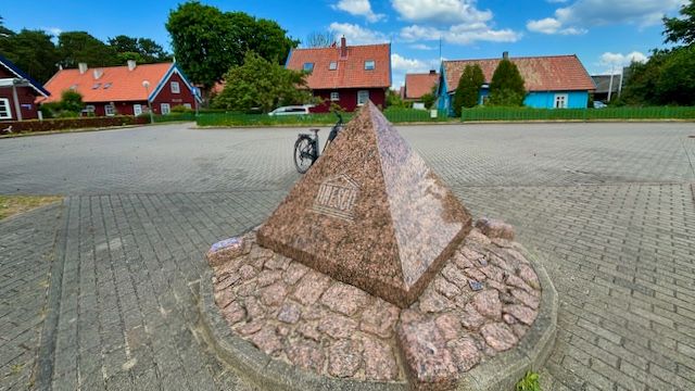 UNESCO World Heritage monument in Nida, Curonian Spit, Lithuania