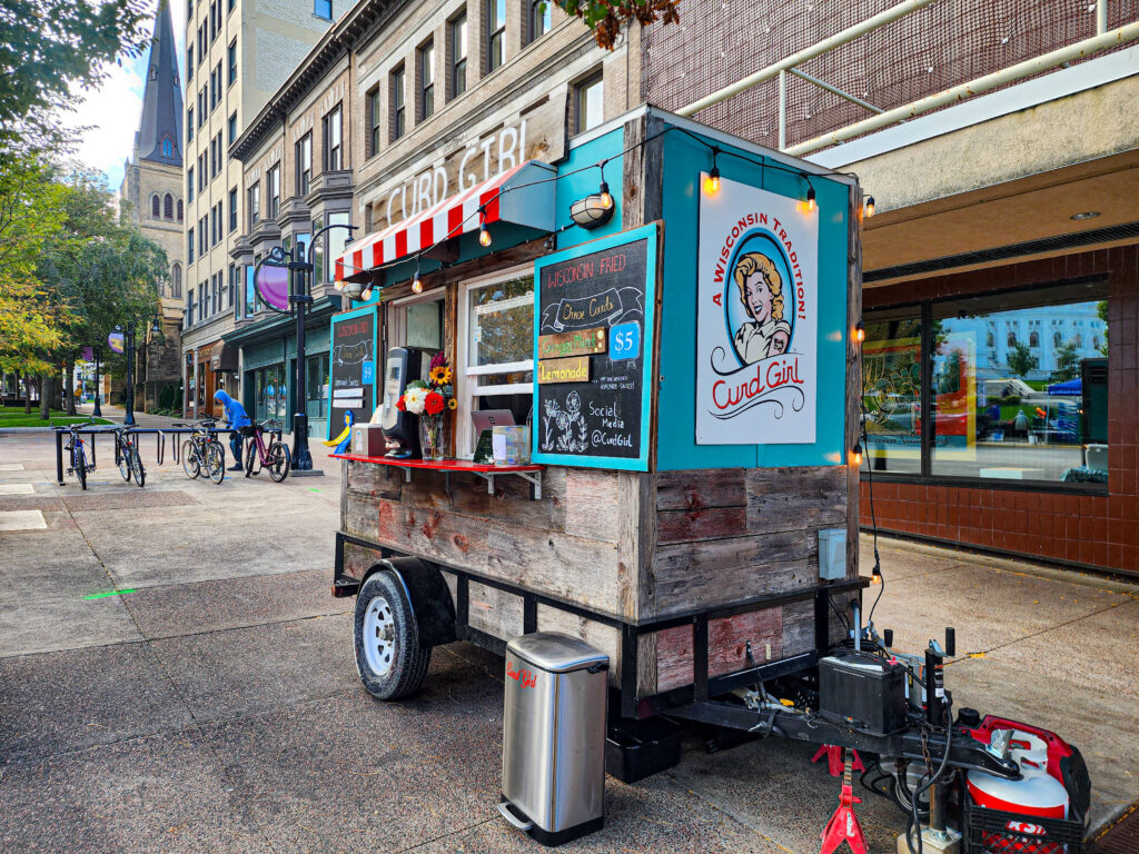 Curd Girl Food Truck - Dane County Farmers Market Madison Wi