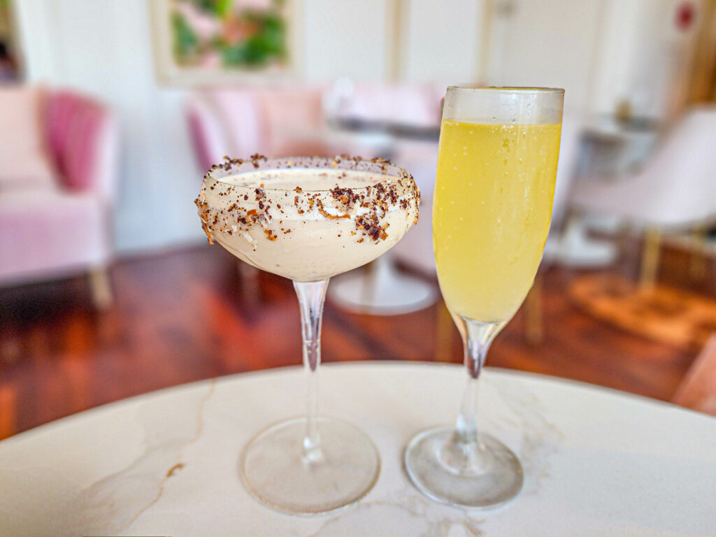 Breakfast Cocktails La Plume at Sandals Royal Bahamian