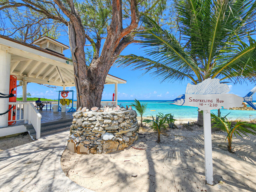 Snorkeling hut at Sandals Royal Bahamian