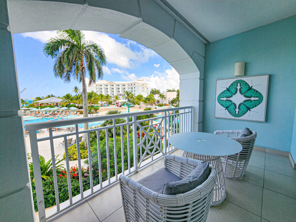 2nd room balcony at Sandals Royal Bahamian