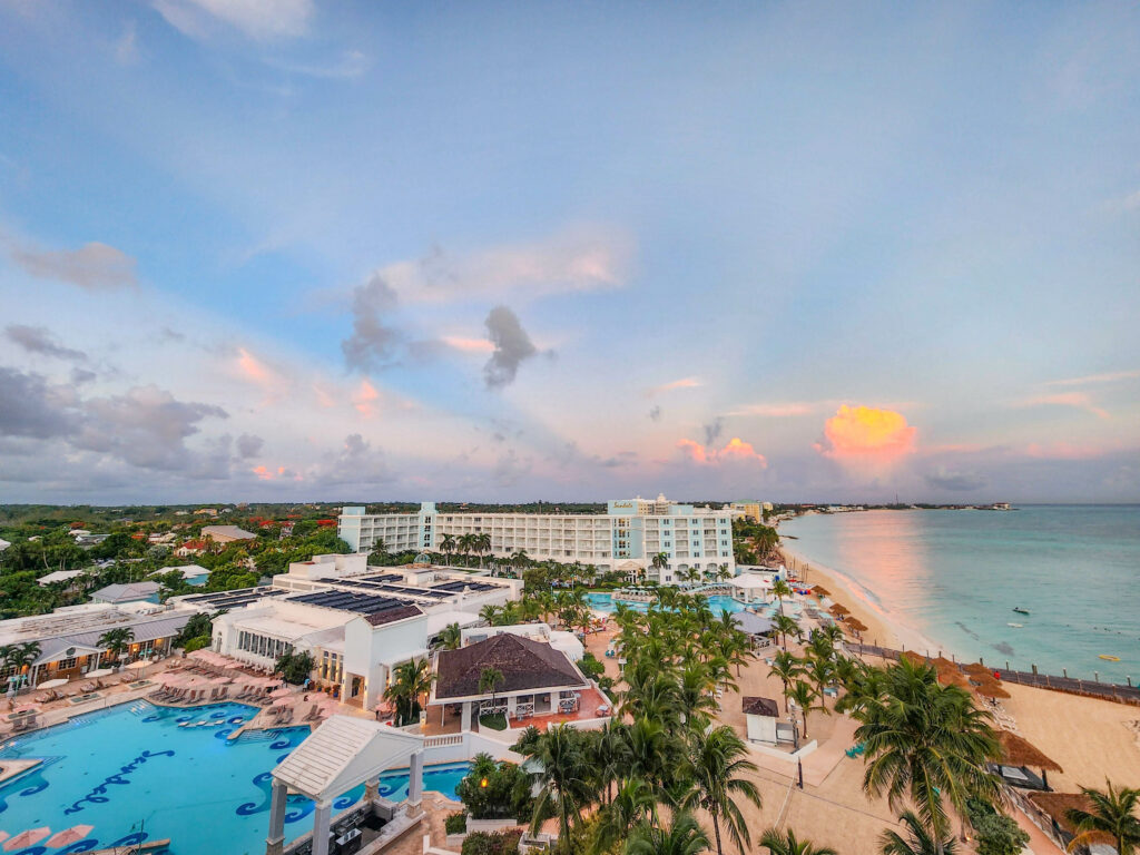 Sandals Royal Bahamian from above