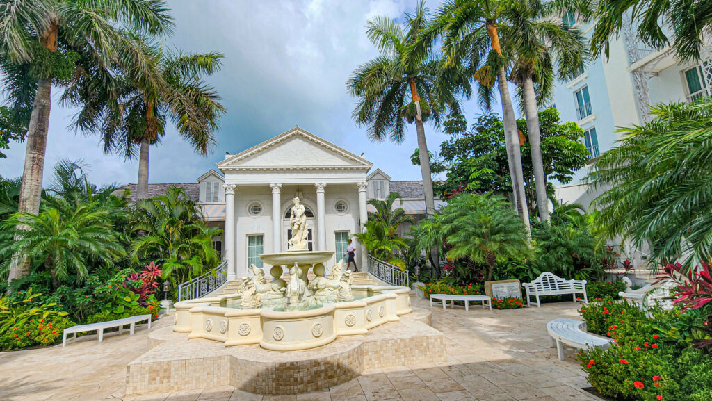 Entrance Sandals Royal Bahamian Resort Nassau Bahamas