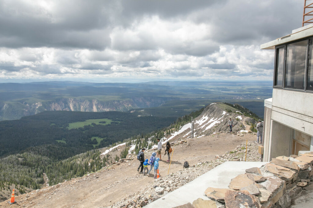 View from Mt. Washburn