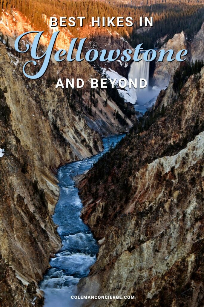 Waterfall in the Grand Canyon of Yellowstone