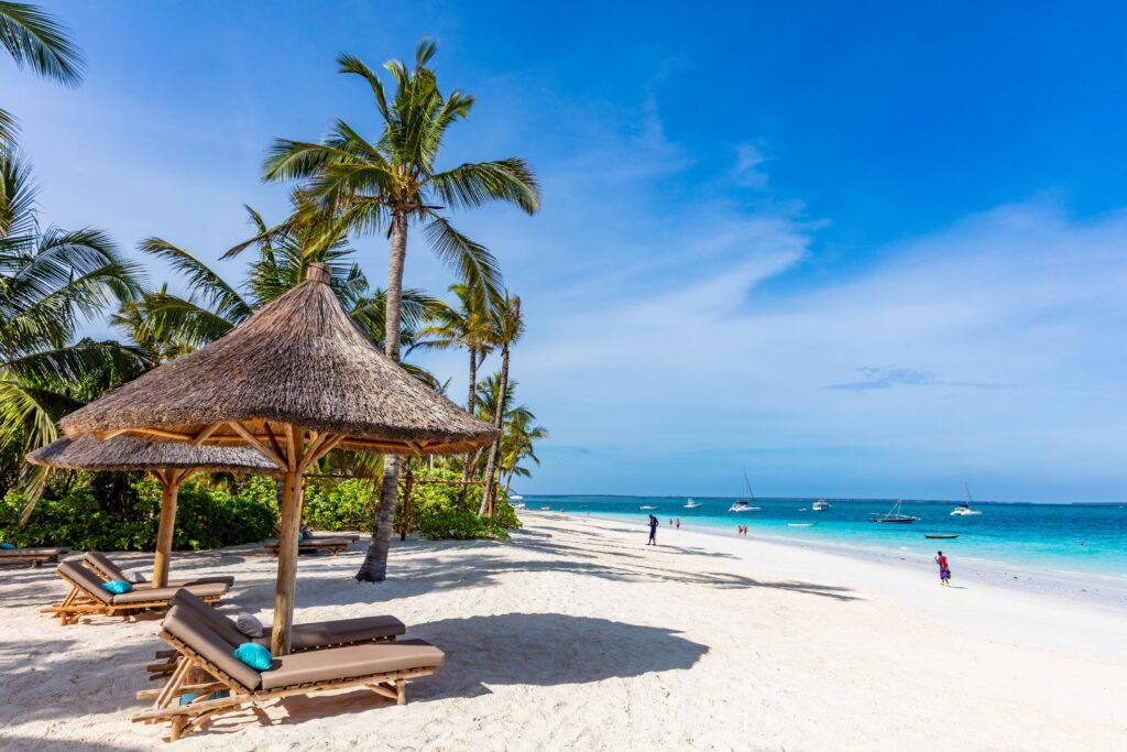 Kendwa beach in Unguja aka Zanzibar Island Tanzania East Africa