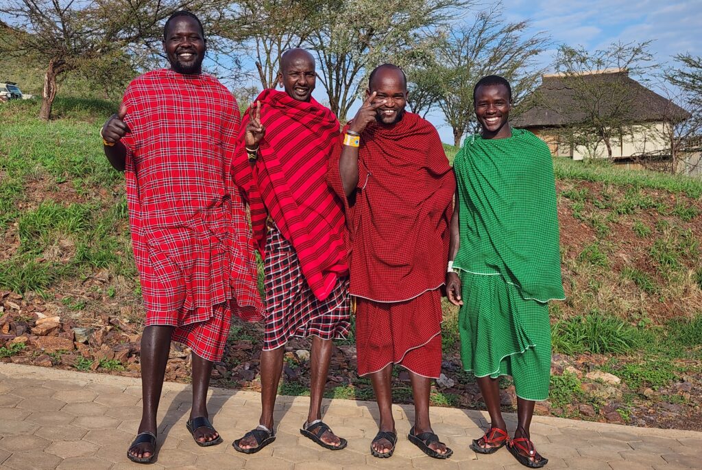 Maasai warriors / Lodge Guards