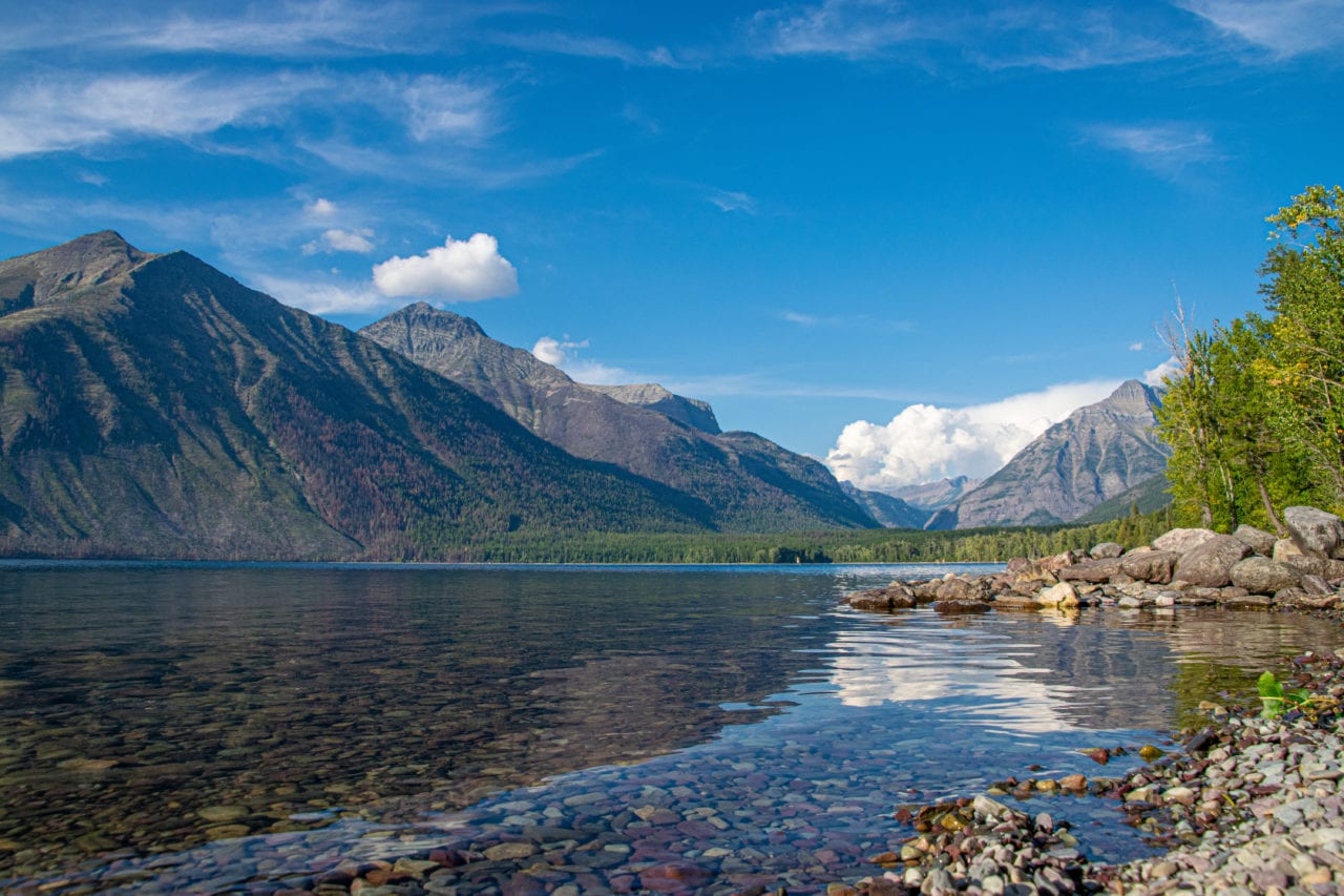 Lake Mcdonald in Glacier National Park