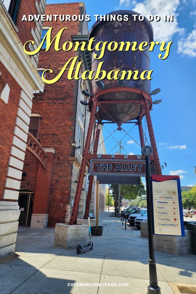 Watertower at The Alley in Montgomery Alabama