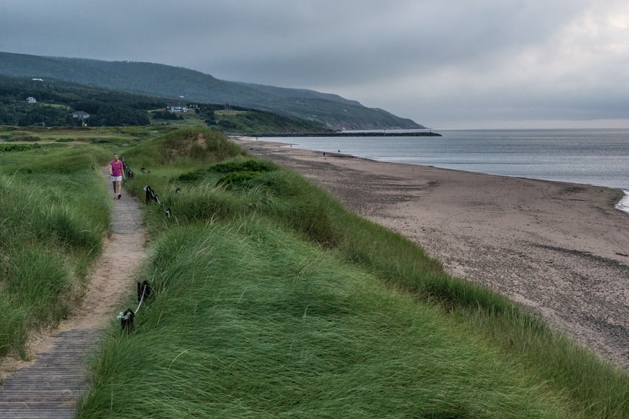 cape breton island hiking inverness boardwalk