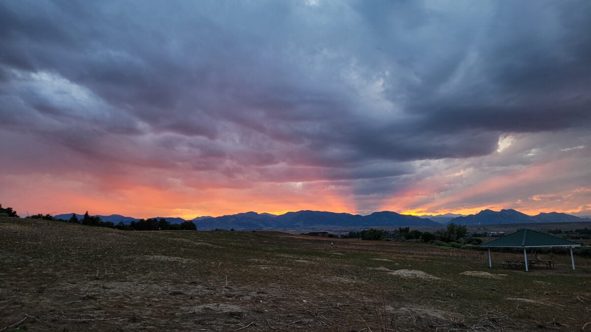 west arvada sunset