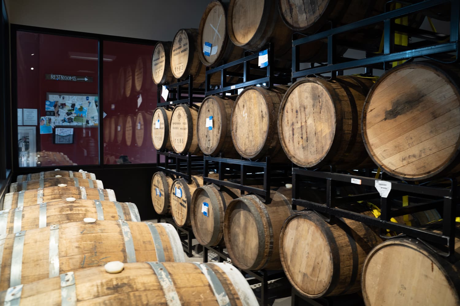 barrel aging resolute brewery