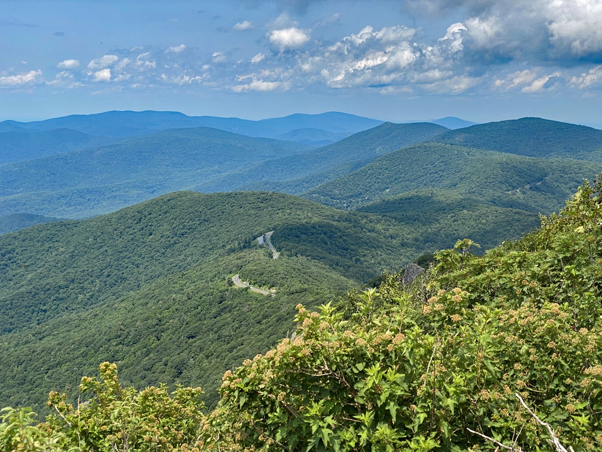 The Blue Ridge Mountains.