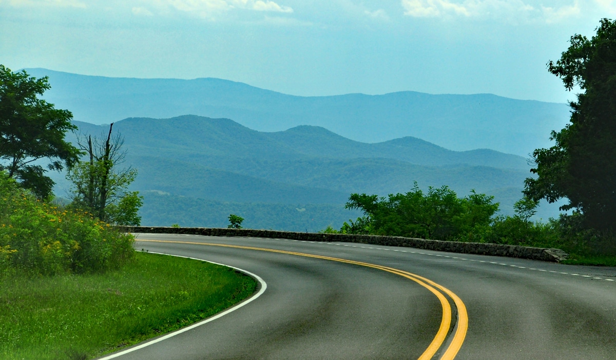 Blue Ridge Parkway and Skyline Drive.